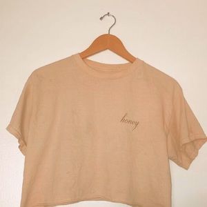 brandy melville honey tee